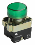 Индикатор LAY5-BU63 d22 зеленый IEK (1/20/200)