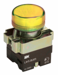 Индикатор LAY5-BU65 d22 желтый IEK (1/20/200)